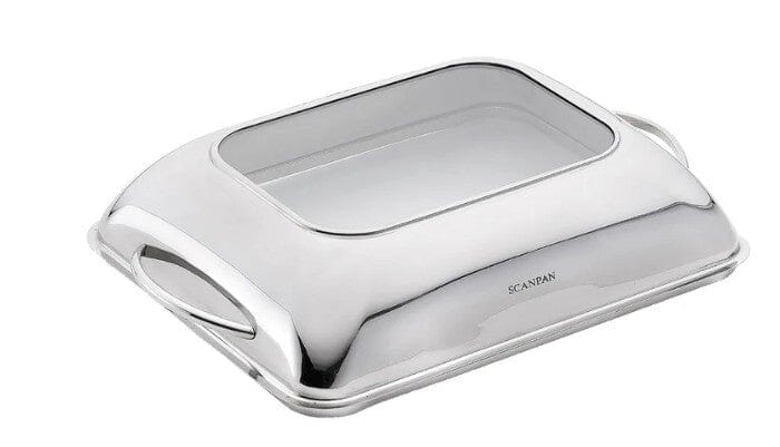 Scanpan Elektra Roaster Medium 34 X 26 X 6cm With Bonus Lid Stainless Steel Roasting The Cooks Kitchen 