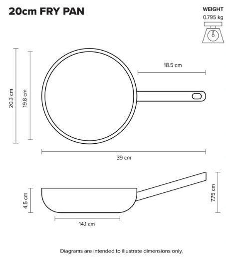 Scanpan Electra Fry Pan 20cm