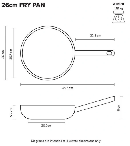 Scanpan Elektra Frypan 26cm