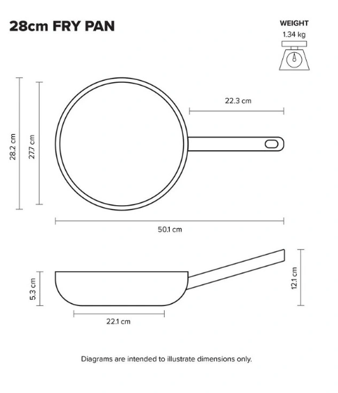 Scanpan Elektra Fry Pan 28cm