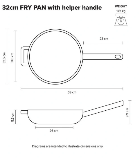 Scanpan Elektra Fry Pan 32cm