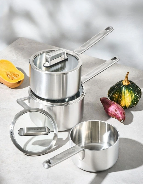 Scanpan Elektra 3pc Saucepan Set