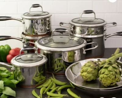 Scanpan Coppernox 9pc Cookware Set Stainless Steel Cookware Sets The Cooks Kitchen 