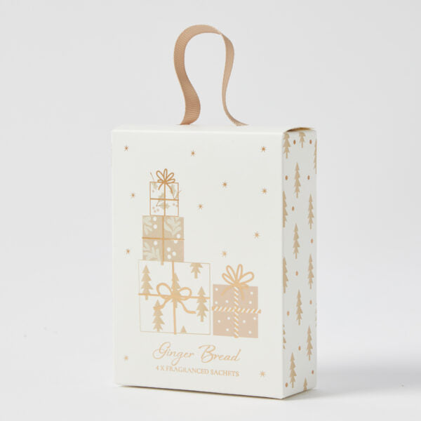 Pilbeam Spark Joy Set Of 4 Mini Sachets - Gingerbread