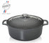 Chasseur 26cm 5.2l Round French Oven Caviar
