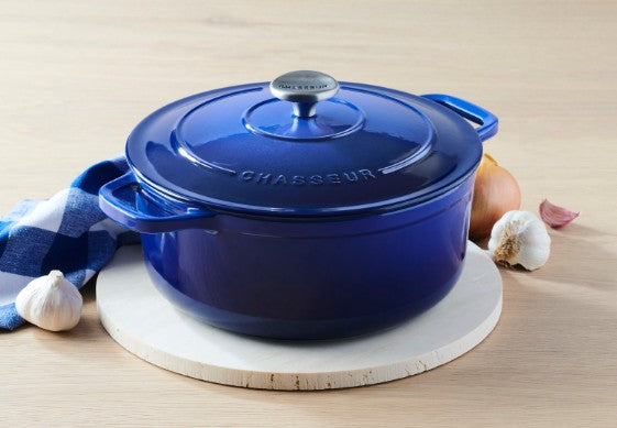 Chasseur Round French Oven  24cm Azure
