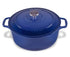 Chasseur Round French Oven 26cm Azure Enameled Cast Iron The Cooks Kitchen 