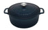 Chasseur French Oven 28cm/6.1l Licorice Blue Cast Iron Casseroles The Cooks Kitchen Mandurah 