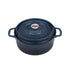 Chasseur Gourmet Round French Oven 24cm/4l Midnight Blue