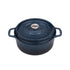 Chasseur Gourmet Round French Oven 24cm/4l Midnight Blue