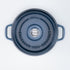Chasseur Gourmet Round French Oven 24cm/4l Midnight Blue