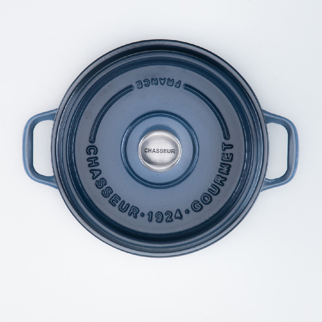 Chasseur Gourmet Round French Oven 24cm/4l Midnight Blue