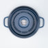 Chasseur Gourmet Round French Oven 24cm/4l Midnight Blue