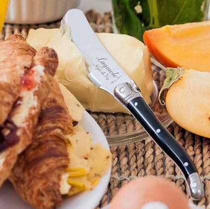 Andre Verdier Debutant Butter Knife - Black Loose Cutlery The Cooks Kitchen 