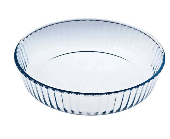 O'cuisine Glass Fluted Flan Dish 26cm - 2.1l