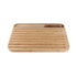 Pebbly Large Bread Board & Bread Knife Set - 36x26x2cm