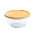 Pebbly - Glass Mixing Bowl With Bamboo Lid 1.6l