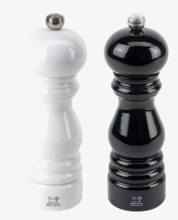 Peugeot Paris Duo Salt And Pepper Mill 18cm Black/white