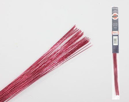 Bake Group Flower Wire 24 Gauge Metallic Pink Flower Making The Cooks Kitchen 