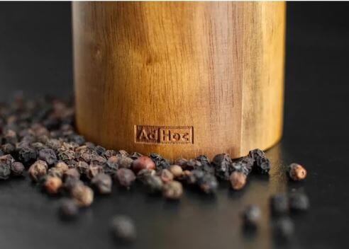Adhoc Wooden Pepper Or Salt Mill Salt & Pepper Grinders & Mills The Cooks Kitchen 