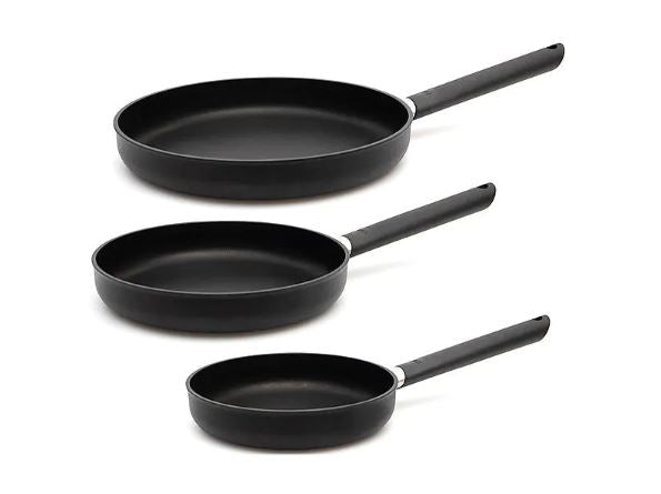 Woll Eco Lite Induction Fixed Handle Triple Frypan Set