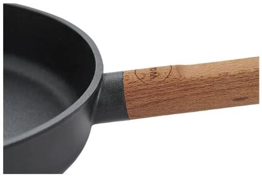 Woll Eco Logic With Wooden Handle - Frypan 24cm Frypan - Chef Pan - Saute Pan The Cooks Kitchen 