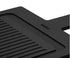 Woll Cut & Serve Board Handle With Ribs Black 49x25x0.7cm