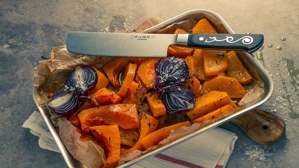 I O Shen Broad Blade (nikiri) Vegetable Knife 165mm Specialist Knives The Cooks Kitchen 