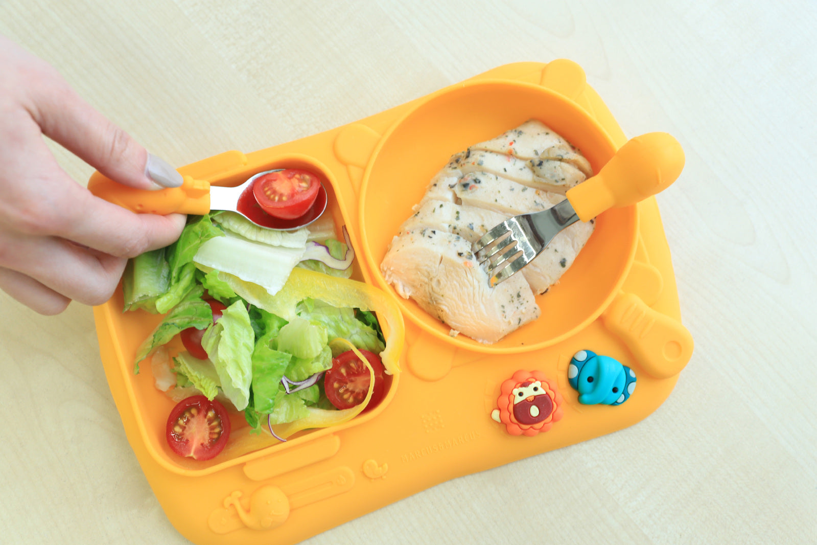 Creatiplate With Suction - Little Chef Lola