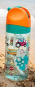 Antibacterial Tritan Straw Bottle - Transportation 400ml