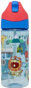 Antibacterial Tritan Straw Bottle - Adventure 400ml