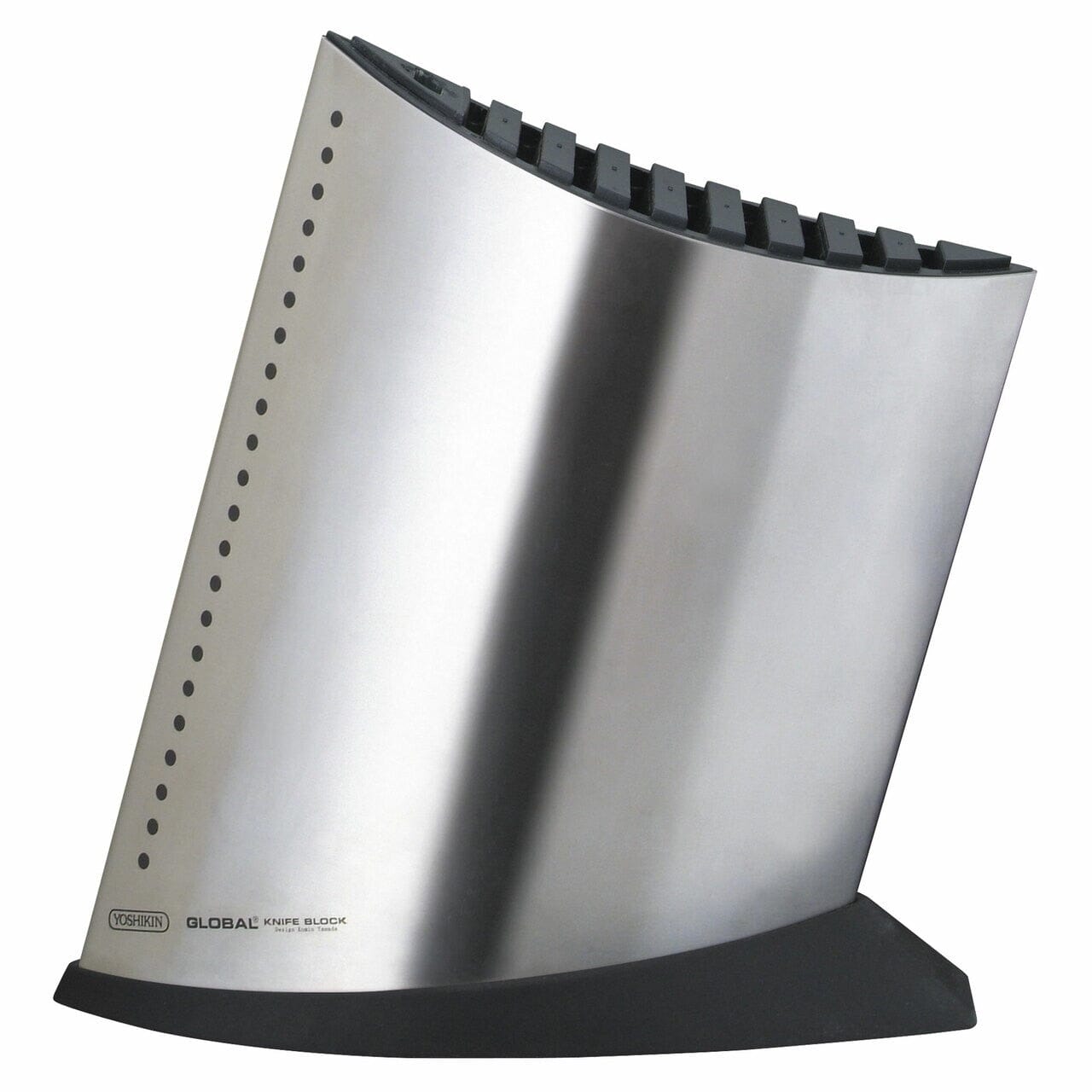 Global Ship Shape Knife Block - Stainless Steel Knife Blocks & Racks The Cooks Kitchen Mandurah 