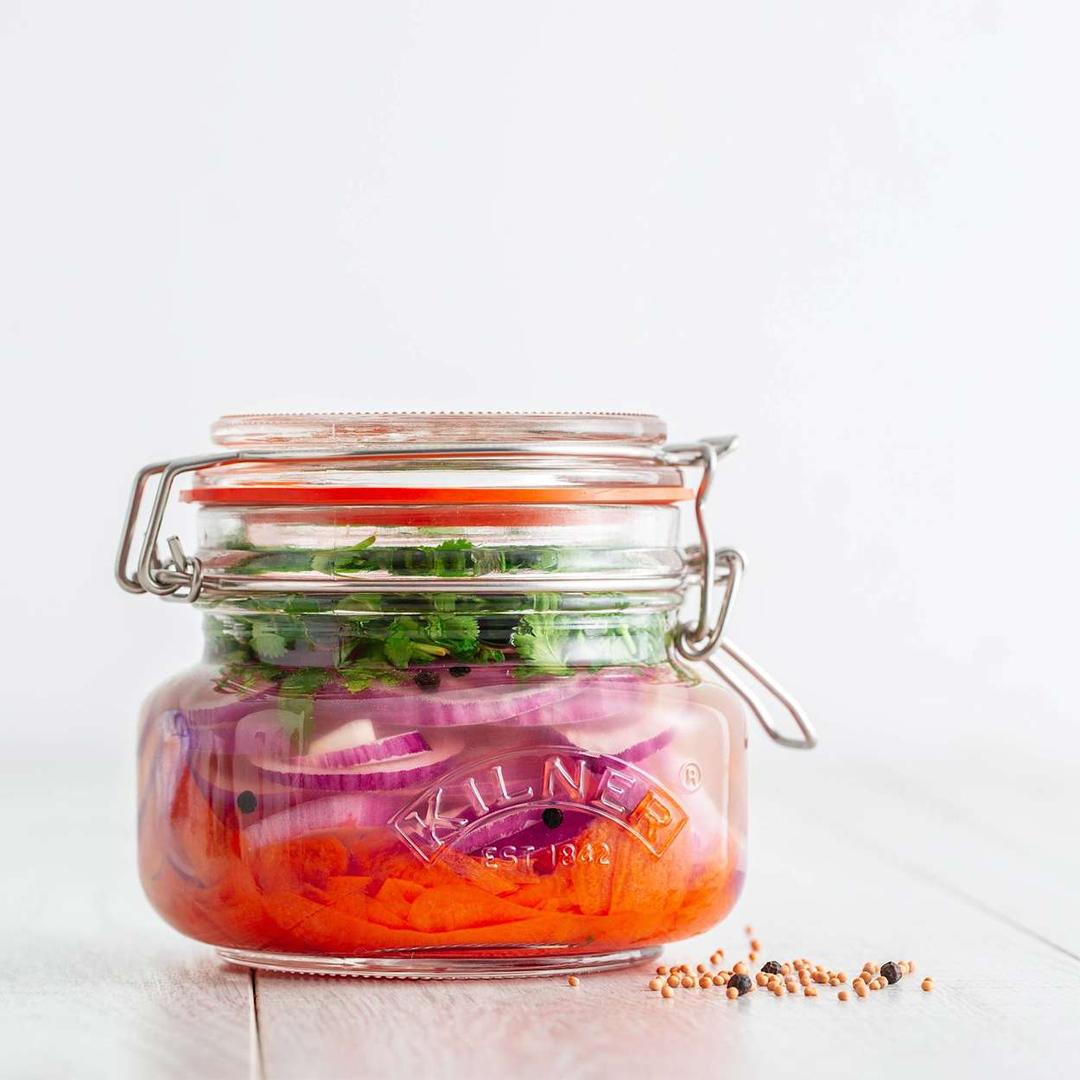 Kilner Square Clip Top Jar 500ml