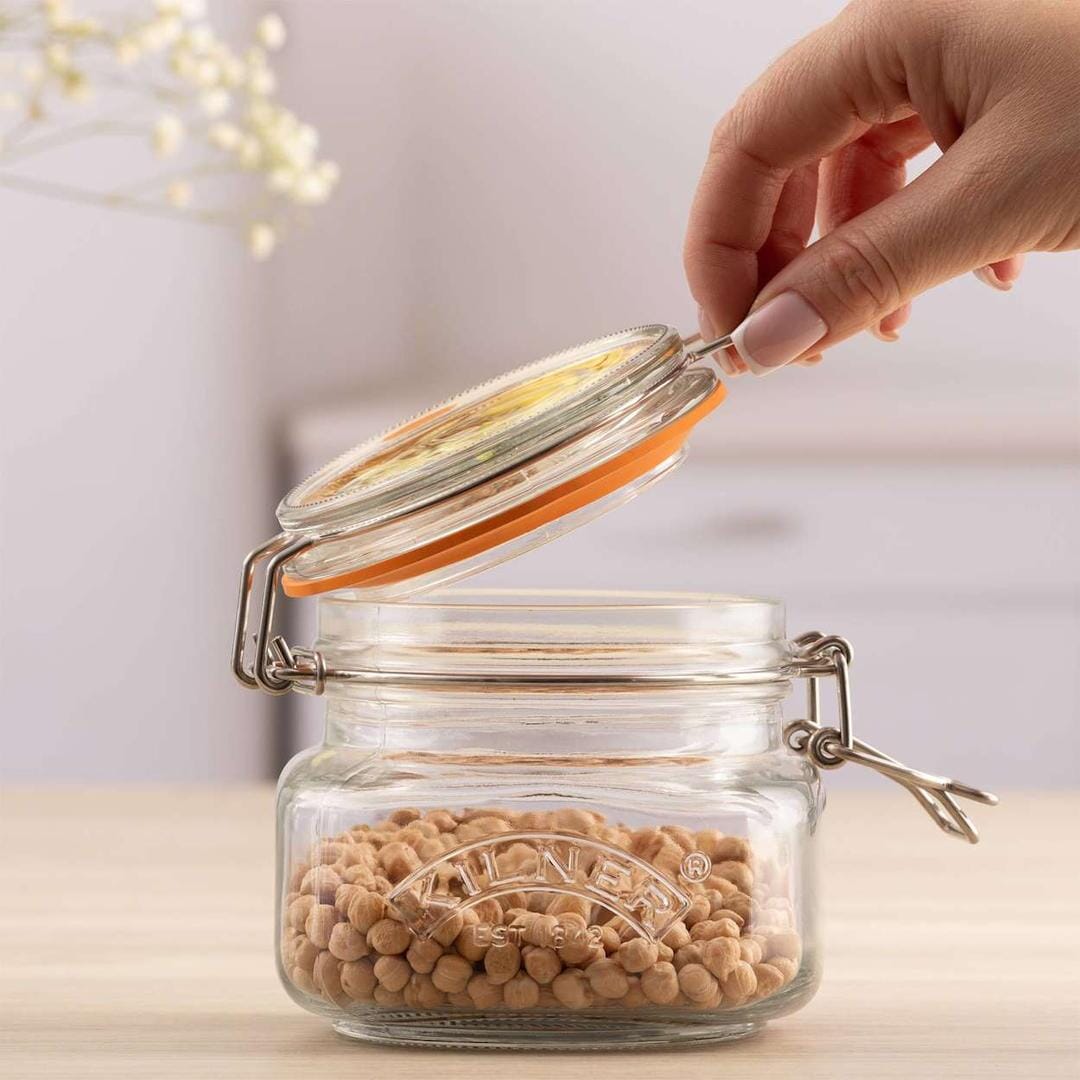 Kilner Square Clip Top Jar 500ml Preserving Jars The Cooks Kitchen 