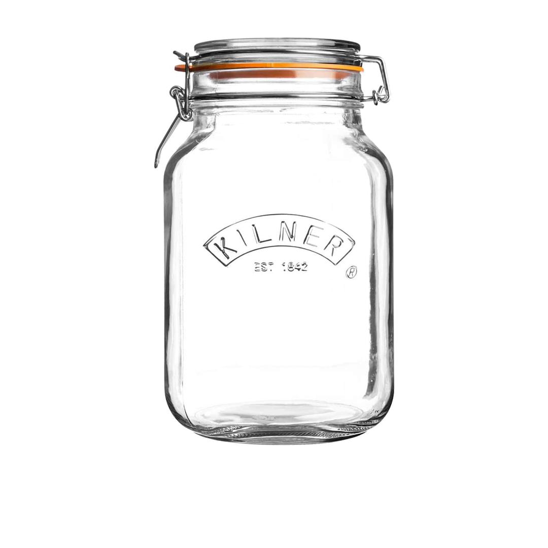 Kilner Square Clip Top Jar 1.5l