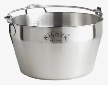 Kilner Stainless Steel Jam Pan, 8l, 30cm, Silver