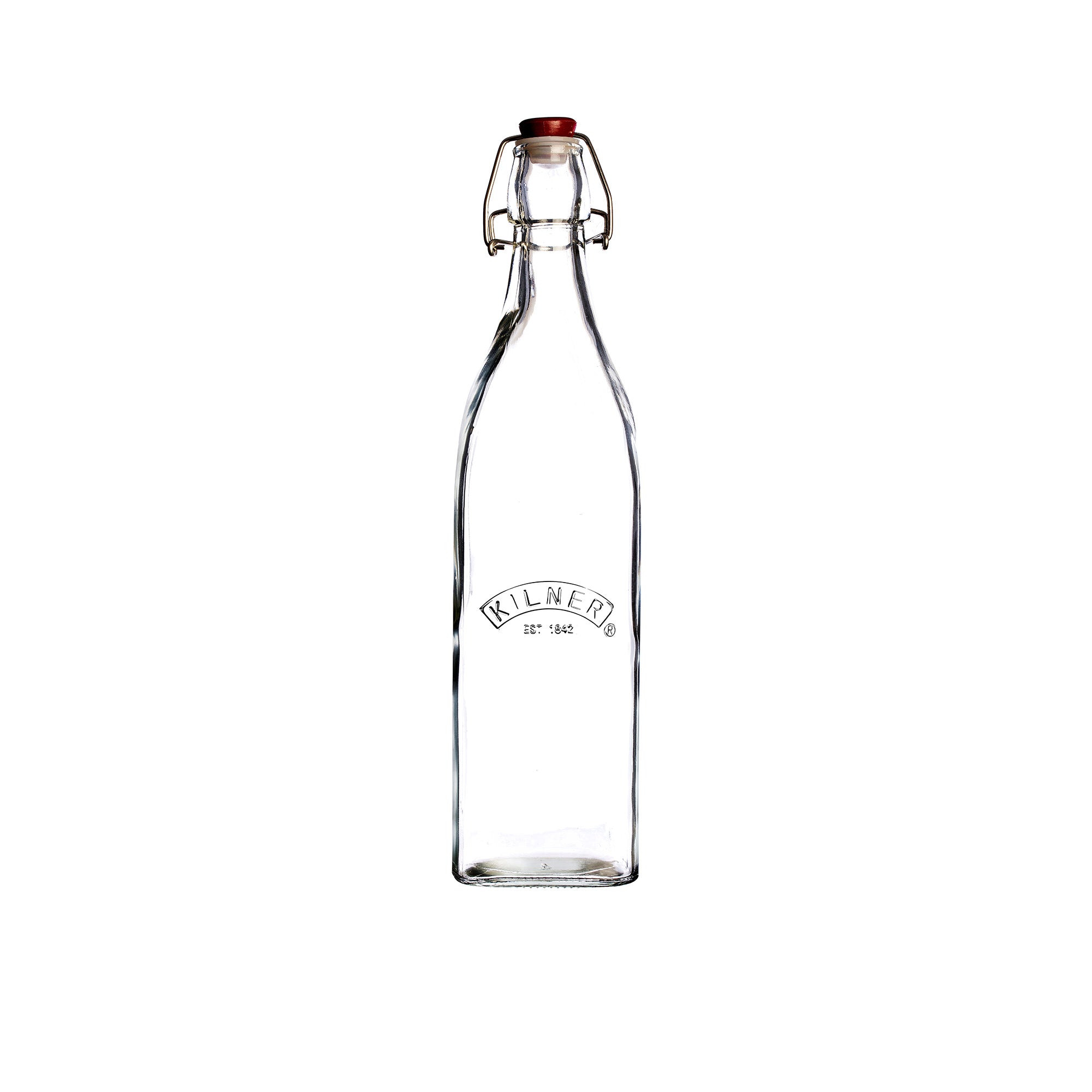 Kilner Square Clip Top Glass Bottle 550ml
