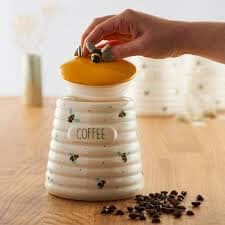 Price & Kensington Sweet Bee Coffee Jar 15x12cm/700ml Sugar, Coffee & Tea The Cooks Kitchen 