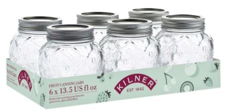 Kilner Strawberry Jar Set Of 6 400ml Preserving Jars The Cooks Kitchen 