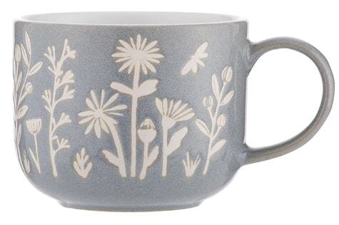 Mason Cash In The Meadow Stoneware Blue Daisy Mug, 400ml Mugs - Cups & Saucers The Cooks Kitchen 