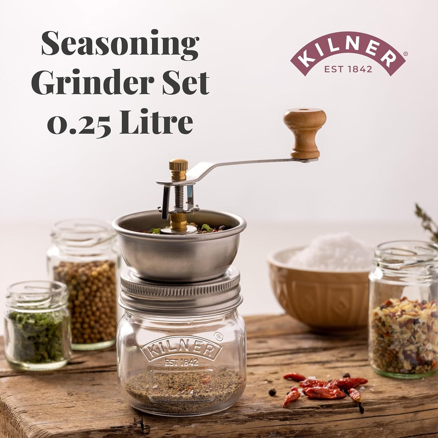 Kilner Seasonings Grinder Misc - Food Preparation The Cooks Kitchen 