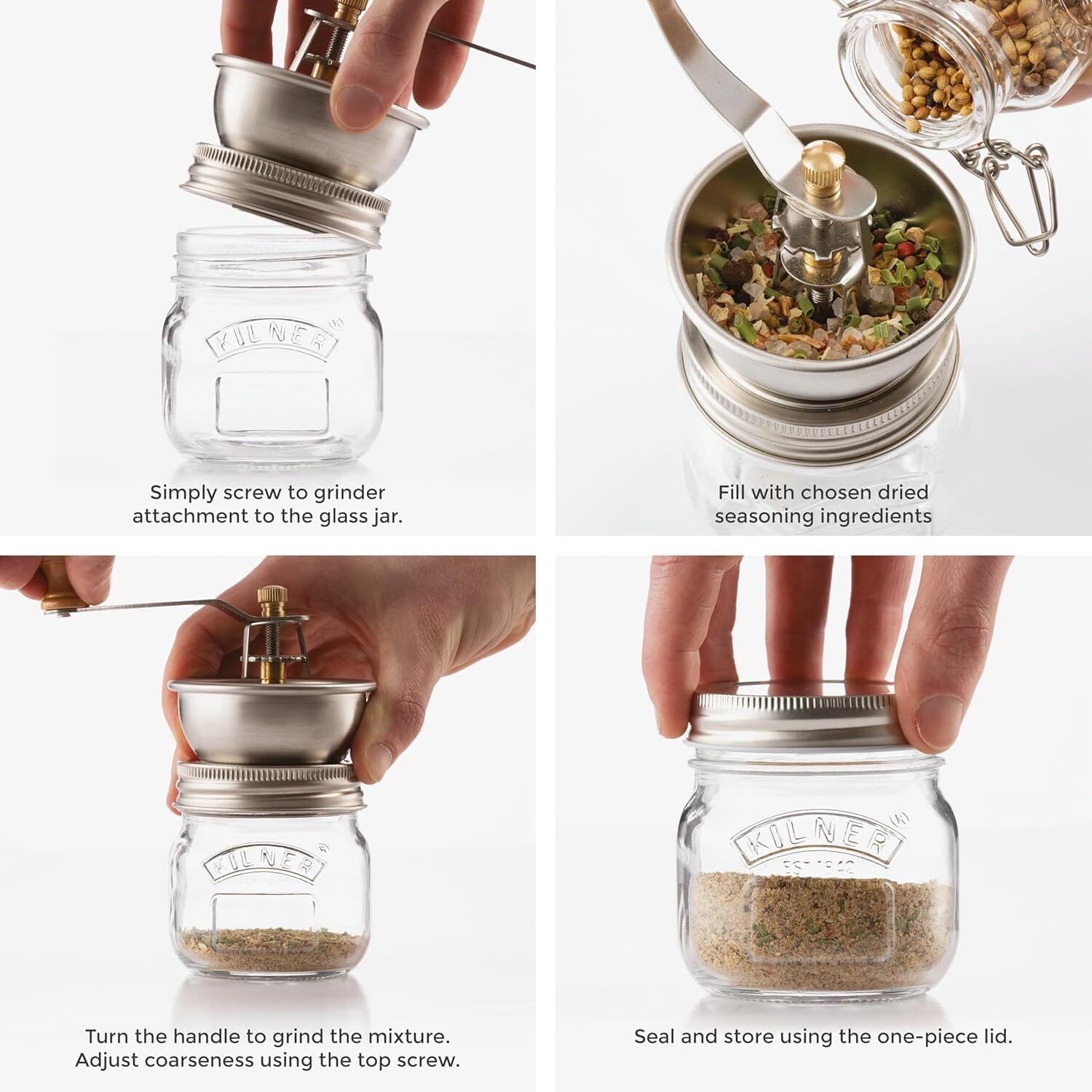 Kilner Seasonings Grinder Misc - Food Preparation The Cooks Kitchen 