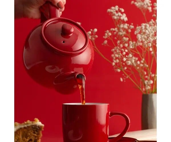 Price & Kensington Teapot 6 Cup Red Ceramic Teapots The Cooks Kitchen 