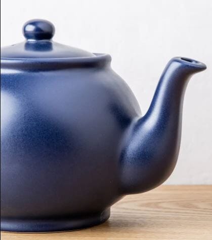 Price & Kensington Teapot 6 Cup Blue Ceramic Teapots The Cooks Kitchen 