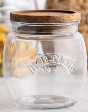 Kilner Universal Jar With Wooden Lid 850ml