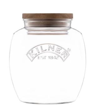 Kilner Universal Jar With Wooden Lid 2l