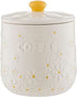 Price & Kensington Daisy Coffee Jar Ceramic Hand Painted Flower 700ml