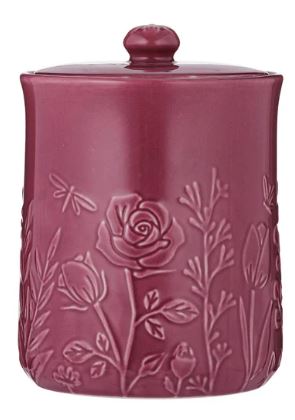 Mason Cash In The Meadow Storage Jar 1.85l 18x13cm - Burgundy