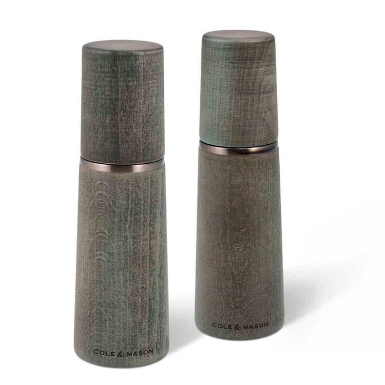 Cole & Mason Marlow Beech Grey 185mm Salt & Pepper Mill Gift Set