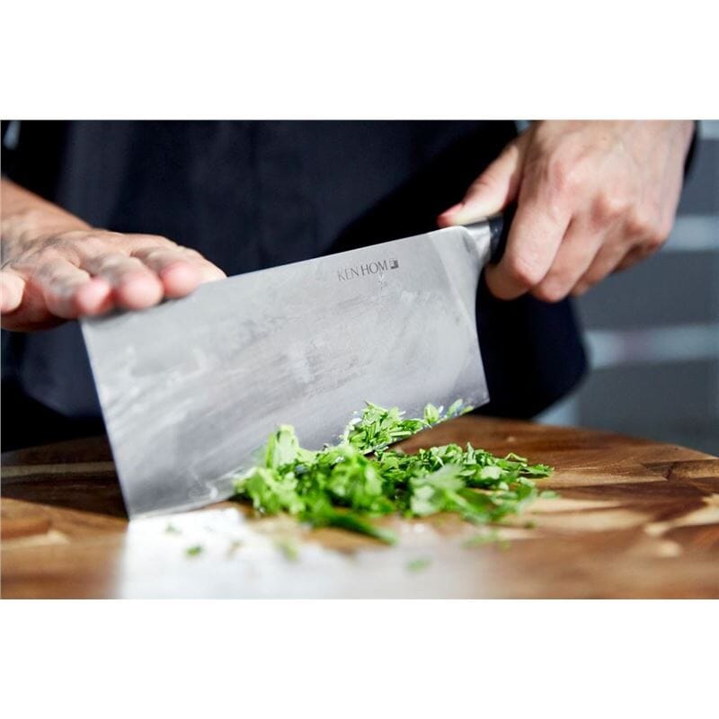 Ken Hom Stainless Steel Cleaver 18cm Carvers - Cleavers & Slicers The Cooks Kitchen Mandurah 